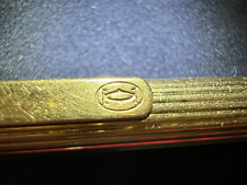 Must De Cartier Pen Ball Vendome Plated Gold Without Hood Parts Spares picture