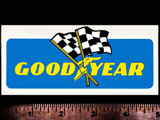 GOOD YEAR Flags - Original Vintage 1960’s 70's Racing Decal/Sticker - 5 inch picture