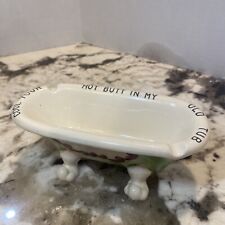 VTG 1957 St. Pierre & Patterson Bathtub Ashtray Cool Your Hot Butt In My Old Tub picture