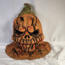 Vintage Nightview Inc. Seasons Pumpkin Face Scary Jack O'Lantern Mask picture