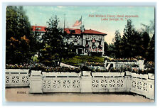 c1910s Port William Henry Hotel Approach, Lake George New York NY Postcard picture