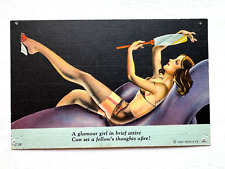 Vintage 1940-50's Pinup Girl Postcard- Glamour Girl picture
