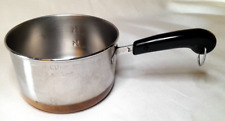 Vintage Revere Ware 1801 Stainless Copper Clad Mini Pan~ 1 Cup Measuring Cup USA picture