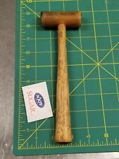 Vintage   SMALL Size Rolled Rawhide Jeweler Leather Mallet/Hammer England  picture