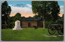 Chattanooga TN Snodgrass Cabin Chicamauga Battlefield Linen picture