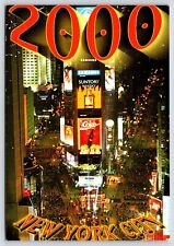 New York 2000 New York City New Years Eve Vintage Postcard Continental picture