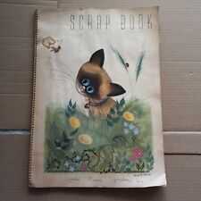 Vintage 1960s Scrapbook Filled with Old Ads picture