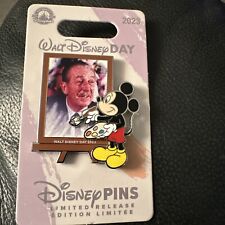 Walt Disney and Mickey Mouse Artist Painting Portrait Pin Walt Disney Day 2023 picture