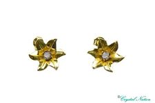Cintamani Faceted 9 Carat Gold Flower Earrings  ( 308793) picture