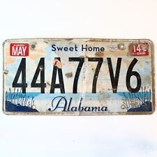 2014 United States Alabama Limestone County Passenger License Plate 44A77V6 picture