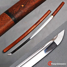 New 40'' T10 Steel Rosewood Japanese Samurai Katana Combat Ready SHIRASAYA Sword picture
