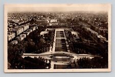 RPPC Le Champ de Mars Paris France, Vintage Real Photo E7 picture