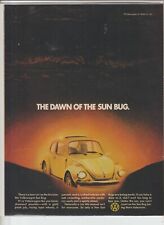 Original 1974 Volkswagen Magazine Ad 