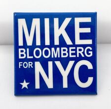 Mike Bloomberg For NYC Mayor 2005 Campaign Pinback Button  picture
