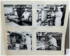 Royal Navy Galley Vintage Photo Album Naval Chefs Multiple Ships & Mobile Units picture