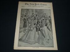 1897 MARCH 21 NEW YORK TIMES ILLUSTRATED MAGAZINE - EASTER BLOSSOMS - NP 3865 picture