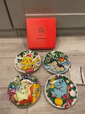 Pokemon Center Japan Christmas 1999 Vintage Small Dish Plates picture