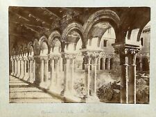 SPAIN BURGOS Abbey of the Strikes CloÃ®tre Photo Vintage c1890  picture
