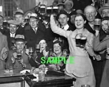1933 CELEBRATING THE END OF PROHIBITION Photo BEER DRINKERS (m) picture