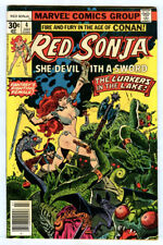 RED SONJA #4 (July 1977) Frank THORNE Roy THOMAS The Lake of the Unknown picture