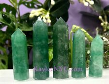 Wholesale Lot 1 Lb Natural Green Strawberry Obelisk Tower Point Crystal Energy picture