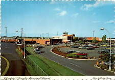 Charlotte's Douglas Municipal Airport, South, travelers, businesses, Postcard picture