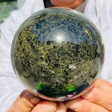 4.82lb Large Dark Green Olivine Peridot Crystals Sphere Gemstone Healing Reiki picture