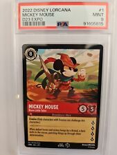 2022 D23 Expo Edition Brave Little Tailor Mickey Lorcana PSA 9 Mint picture