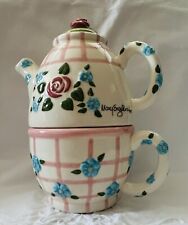 Vintage 1998 Mary Engelbreit Very Cherry Tea for One Teacup/Pot Stackable Decor picture