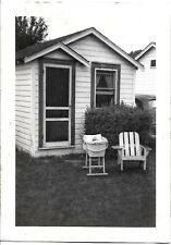 Vintage Photo of 1940's Era Tiny Home House Backyard In-Law Unit Apartment picture