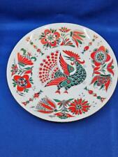 Lomonosov Imperial Porcelain Decorative Wall Plate Red Fire Bird 7.75