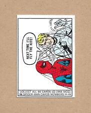 SPIDER-MAN ROOKIE CARD RC #34 1966 Marvel Super Heroes Donruss HIGH GRADE picture