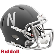 Nebraska Cornhuskers Alternate Slate Collection Riddell Mini Helmets New in Box picture