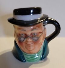 Character Mr Pickwick Mini Miniature Toby Mug Peter Jackson Signed 1 3/4