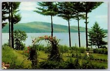 Word Life Inn Village Schroon Lake New York Ny Us Hwy 9 1956 Cancel Pm Postcard picture