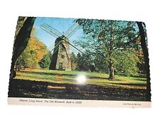 Vintage Postcard NY Long Island The Old Windmill Built In 1820 picture