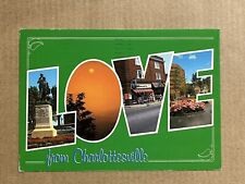 Postcard Charlottesville, Virginia Love Large Letter Greeting Vintage PC picture