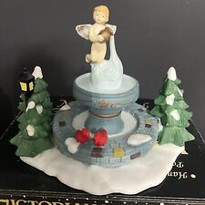VTG Victorian Village Christmas Village Accessory - Old Towne Fountain 2000 New picture
