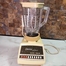 Vintage 1970s Oster Osterizer Galaxie Cycle Blend 10-Speed Blender Harvest Gold picture