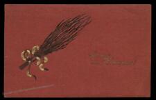 Austria 1910s Classic Krampus Devil Christmas Card USED 95274 picture
