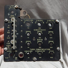 WW 2 US AAF B-17, B-24 B-29 Bomber C-1 Autopilot Control Panel With Switches picture
