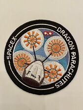 Original SpaceX NASA Patch Dragon Parachutes Splashdown 4