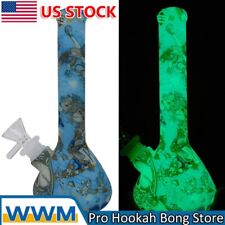 7 inch Hookah Silicone Bong Smoking Water Pipe Bong Bubbler with 14mm Bowl picture