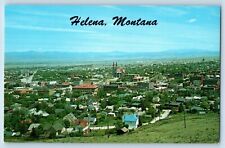 Helena Montana MT Postcard Birdseye View Capital City Last Chance Gulch c1960's picture