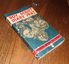 1947 BOY SCOUT DIARY - World Brotherhood Edition - amazing historical scouting picture