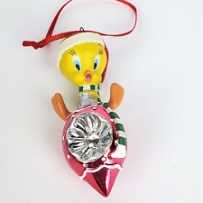 VIntage 2002 Hallmark Looney Tunes Tweety on Bulb Christmas Ornament picture