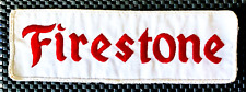 FIRESTONE LARGE EMBROIDERED SEW ON ONLY BACK PATCH AUTOMOBILE TIRES 9