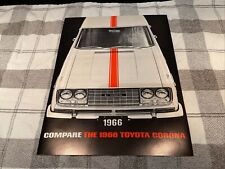 Original 1966 Toyota Corona Sales Brochure picture