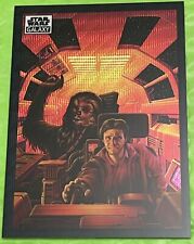 2022 Topps Star Wars Galaxy Han Solo & Chewbacca in the Cockpit Wave # 66/99 picture