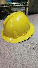 Vintage MSA Firefighter Helmet TOPGARD Yellow picture